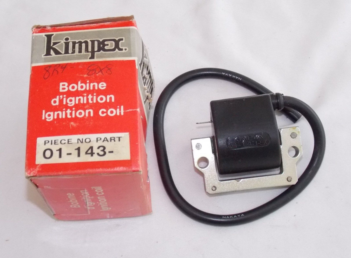 NOS YAMAHA 1880 1981 1985-87 INGNITION COIL 8X8 F/C500L/C530 01-143 - MotoRaider