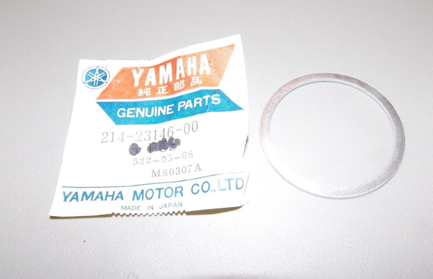 NOS YAMAHA 1969 1970 FRONT FORK PISTON RING DT1 RT1  275-23157-60 - MotoRaider