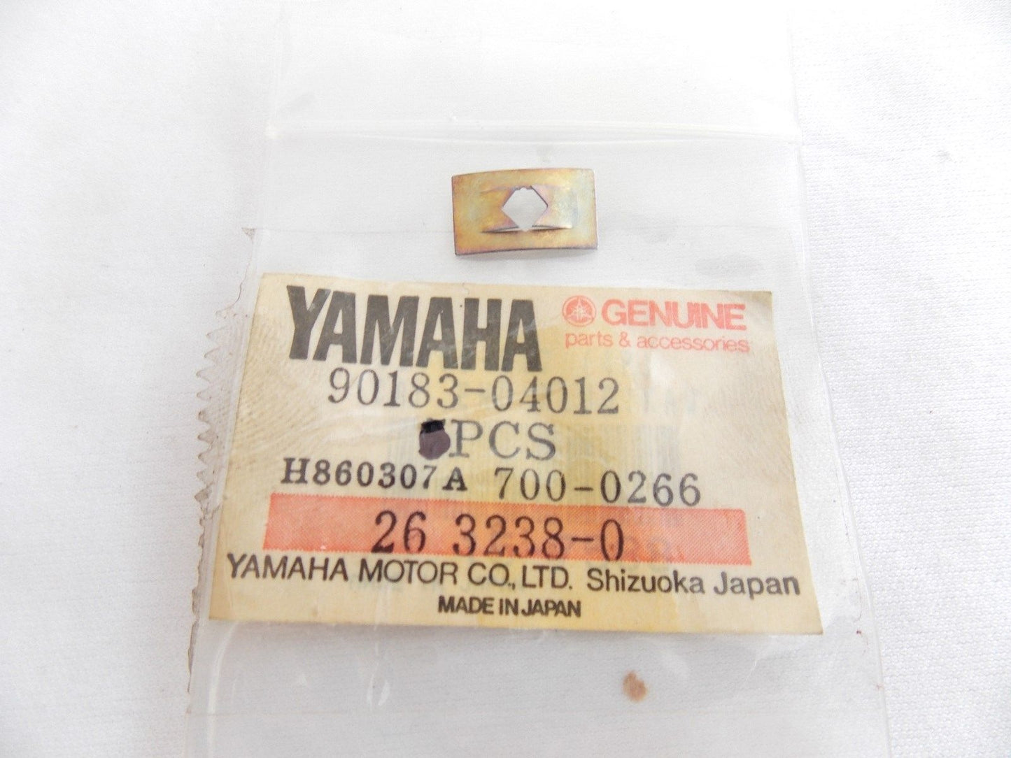 NOS YAMAHA 1976-1990 SPRING NUT EC540 ET300 XS360/400/1100 PZ480 90183-04012 - MotoRaider