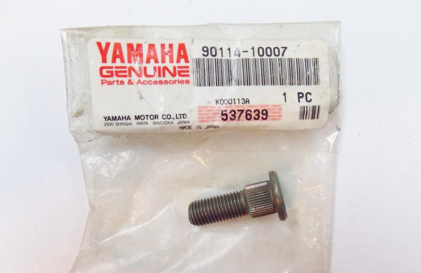 NOS OEM YAMAHA 1975 1980-1995 SPECIAL SHAPE NUT TY175 YZF600 XJ550 90179-06499 - MotoRaider