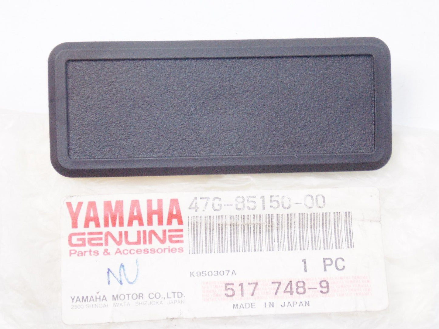 NOS YAMAHA 2006 2007 2008 DESIGN PLATE YZ450FDL-W CP-250 47G-85150 - MotoRaider