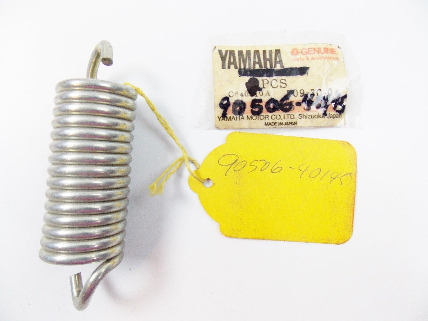 NOS OEM YAMAHA 1977-1981 TENSION SPRING XS650/750/850 90506-40145 - MotoRaider