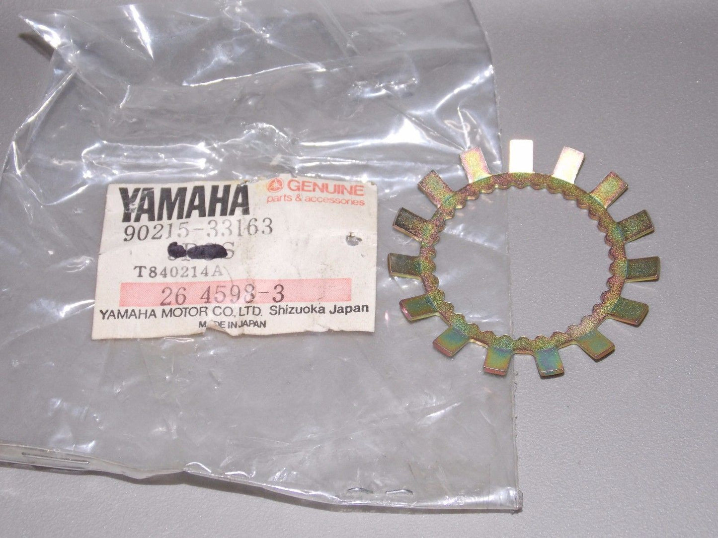 NOS YAMAHA 1980 1981 LOCK WASHER YT125 90215-33163 - MotoRaider