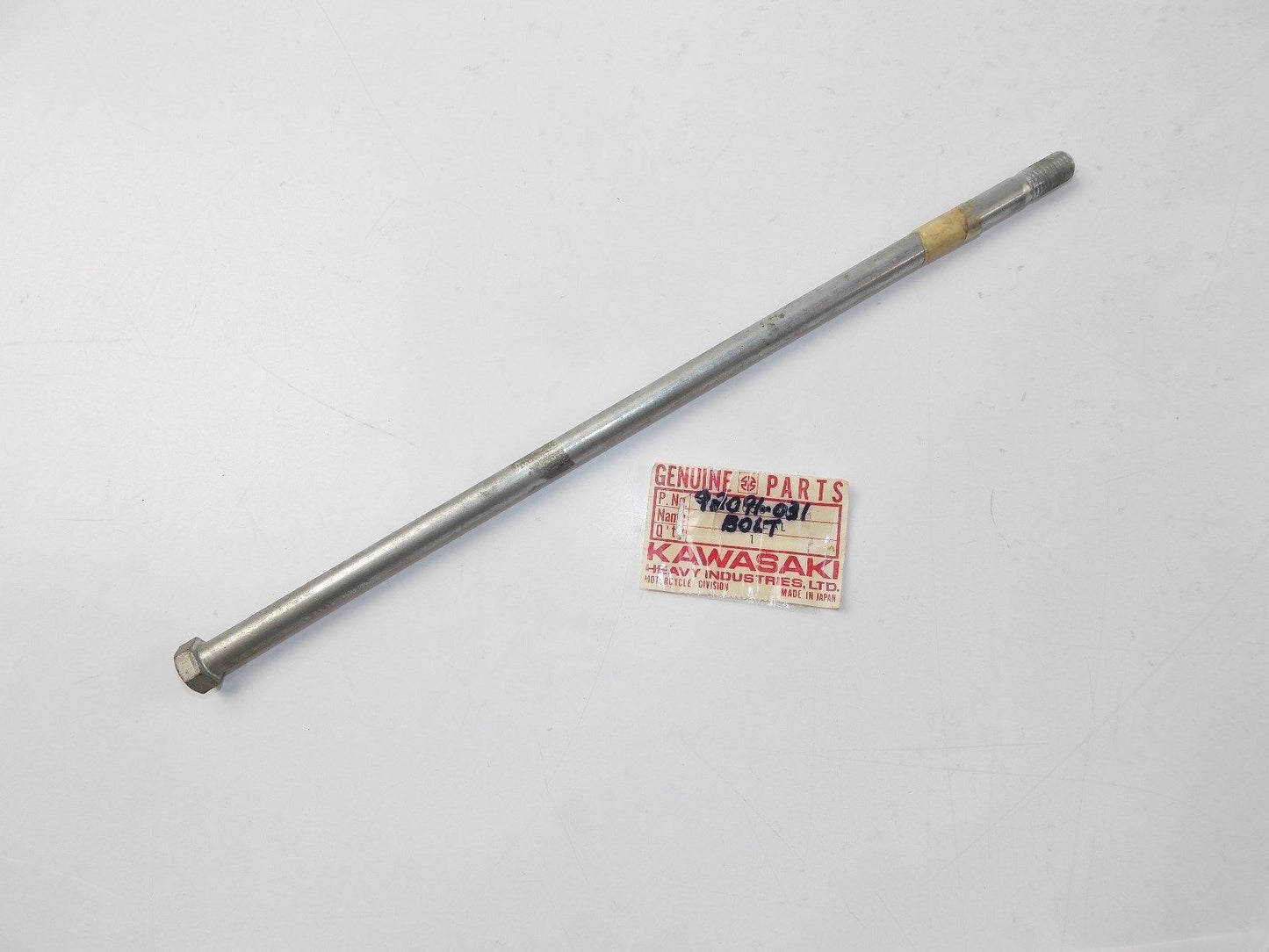 NOS OEM KAWASAKI 1979 1980 HEX HEAD BOLT 10X290 92091-031 - MotoRaider