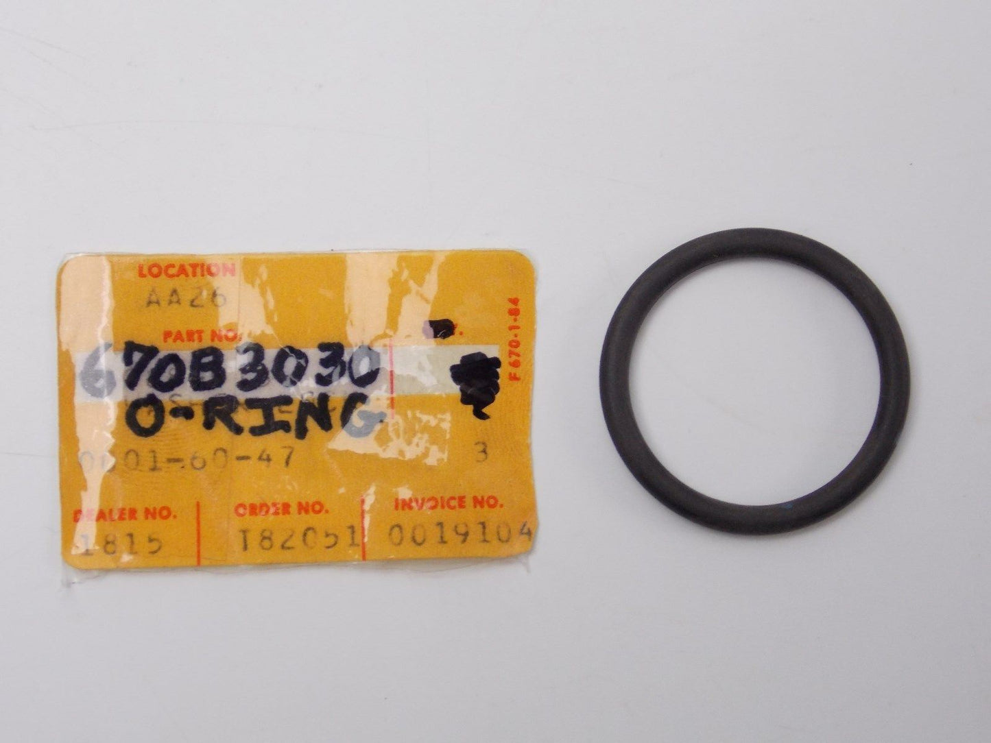 NOS OEM KAWASAKI 1979-1984 O RING 30MM KZ750 670B3030 - MotoRaider