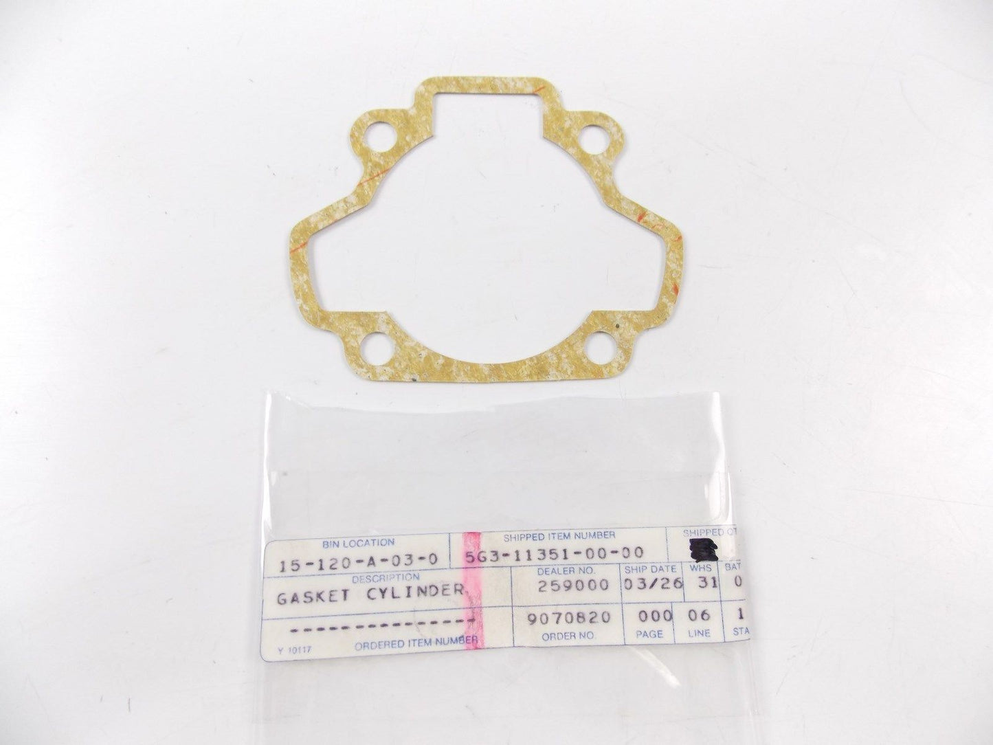 NOS 0EM 1983 1984 YAMAHA CYLINDER GASKET CV80 CV50 5G3-11351-00 - MotoRaider
