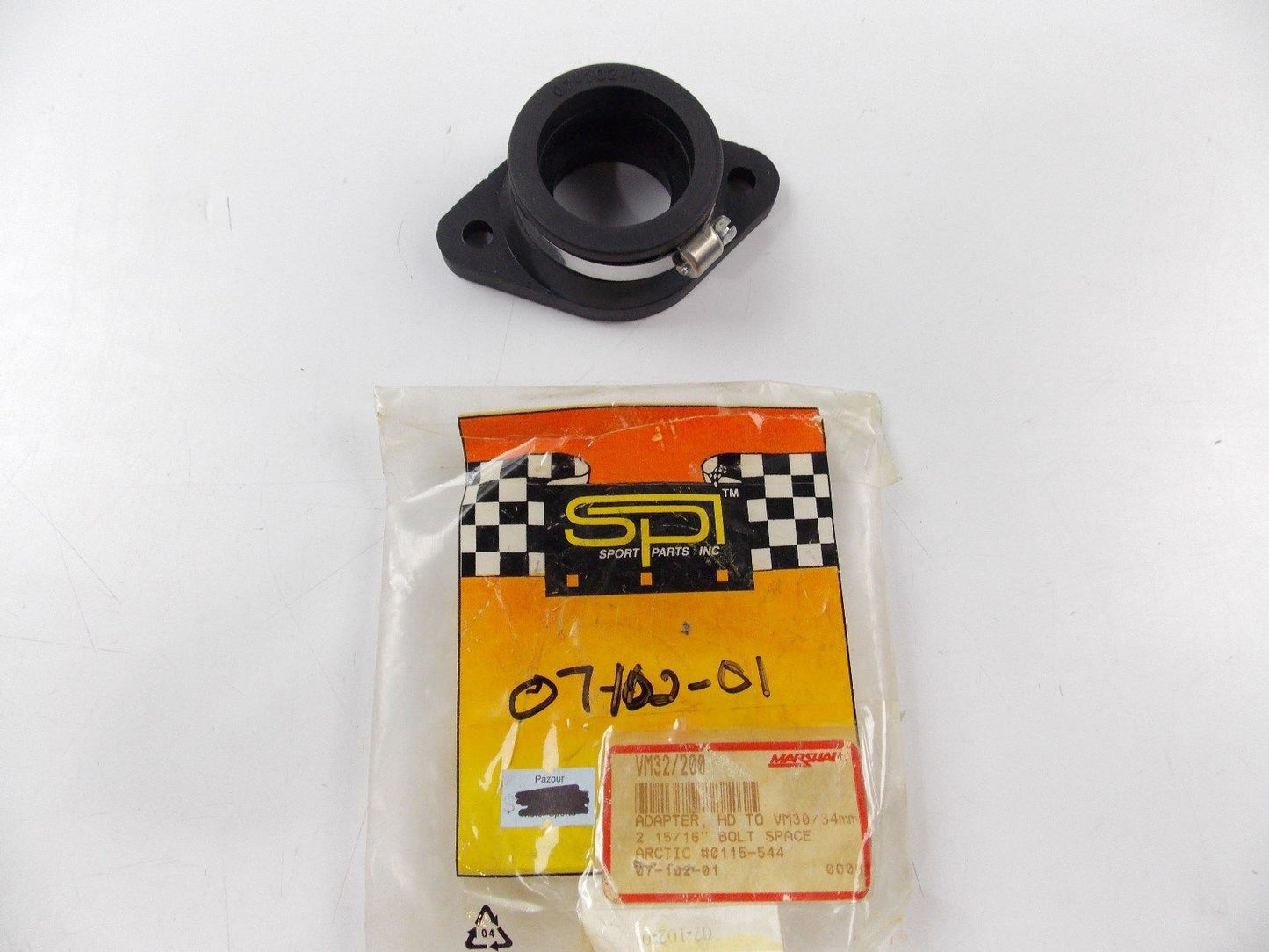 NOS 1973-2000+ MARSHALL UNIVERSAL INTAKE ADAPER MOUNTING FLANGE 07-102-01 - MotoRaider