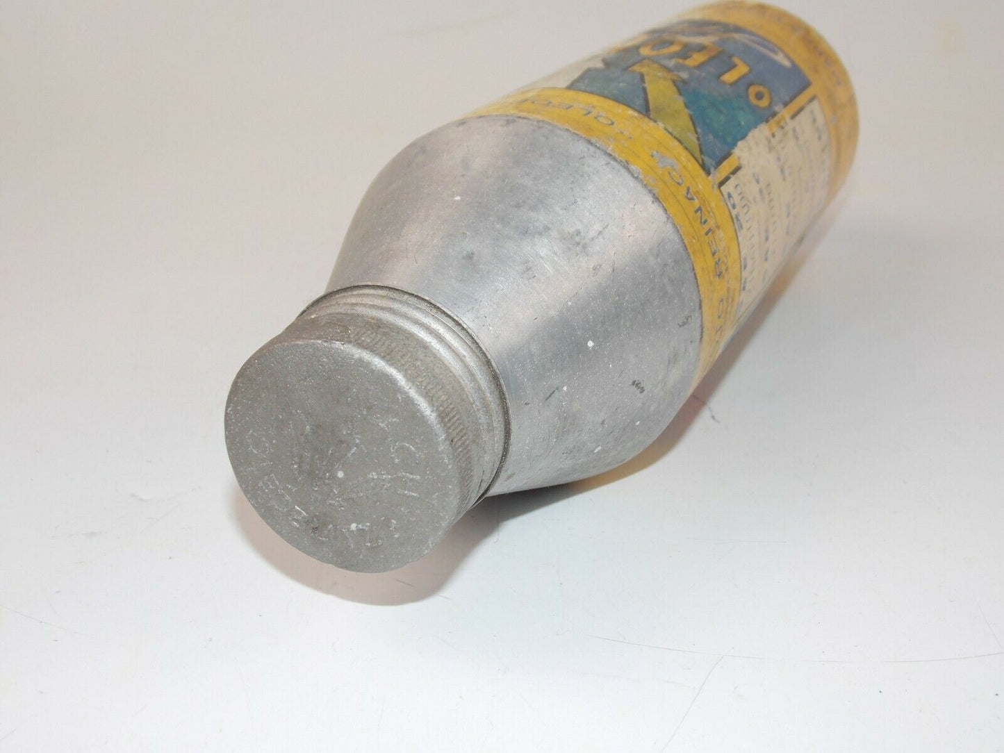1950's OLEOBLITZ SPORT SAE-20 ALUMINUM ALLOY OIL CAN TIN ITALIAN FERRARI LANCIA - MotoRaider