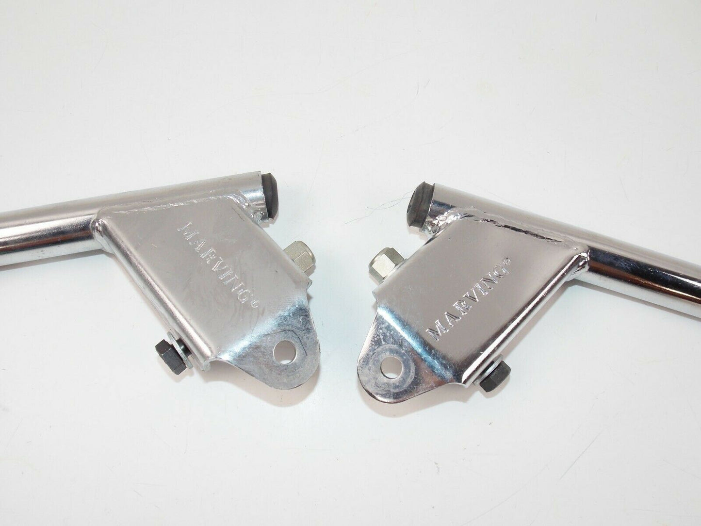 NOS VINTAGE MARVING CLIP ON HANDLEBAR 22mm MOTORCYCLE HONDA YAMAHA SUZUKI CAFE - MotoRaider