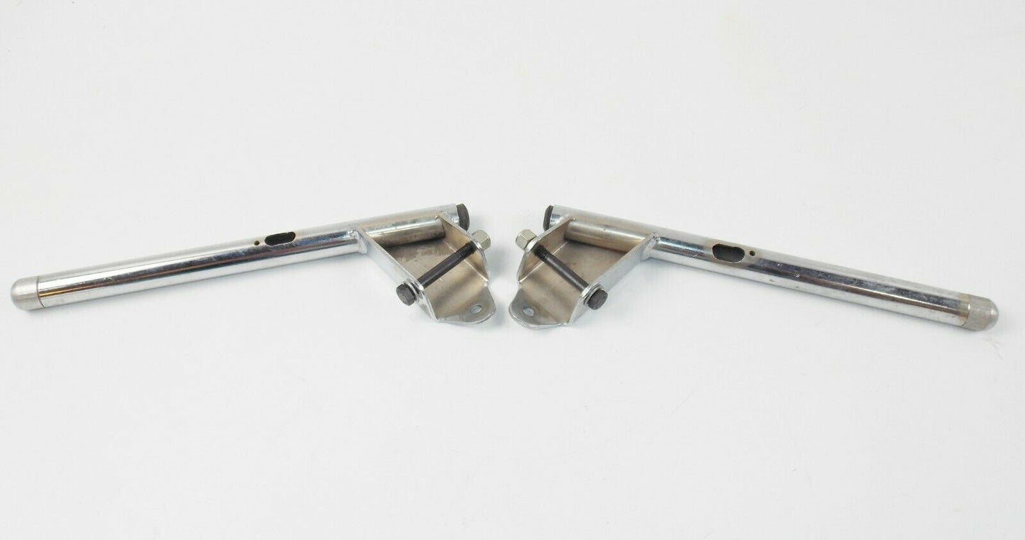 NOS VINTAGE MARVING CLIP ON HANDLEBAR 22mm MOTORCYCLE HONDA YAMAHA SUZUKI CAFE - MotoRaider