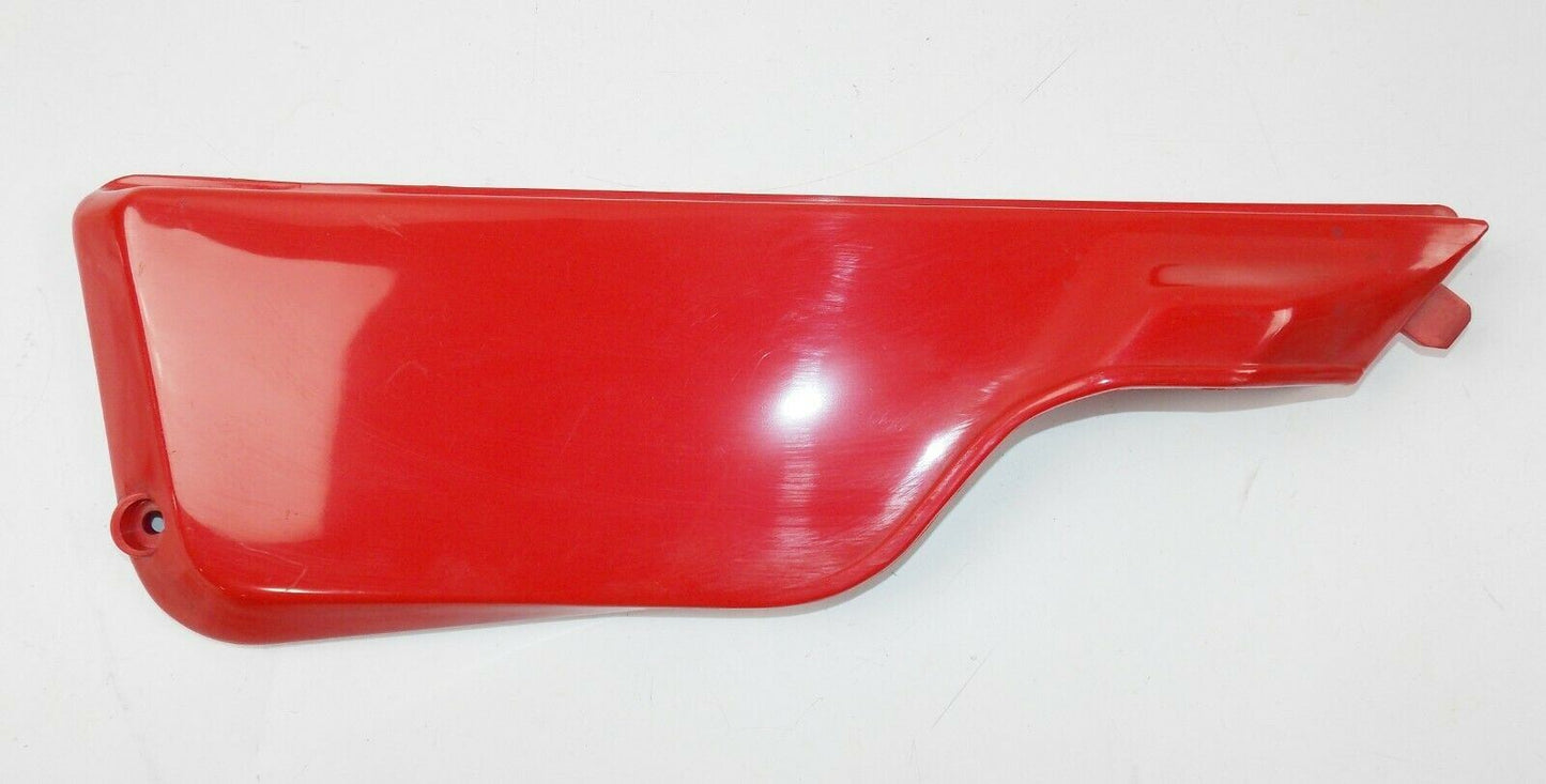 NOS 1982 STRADA 50 RIGHT LEFT FRAME PLASTIC SIDE COVER PANEL RED - MotoRaider