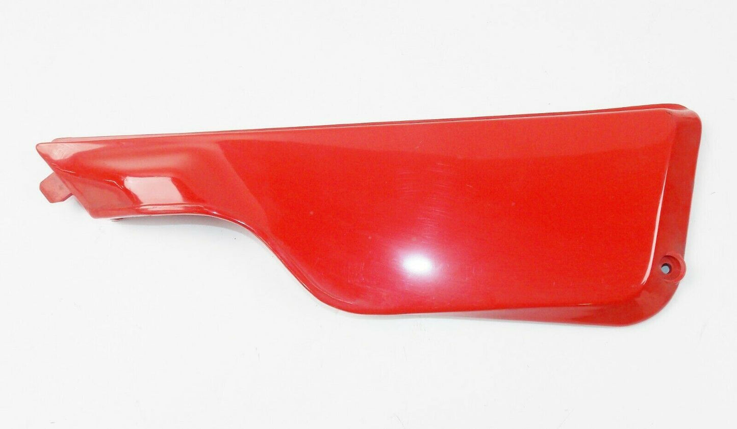 NOS 1982 STRADA 50 RIGHT LEFT FRAME PLASTIC SIDE COVER PANEL RED - MotoRaider