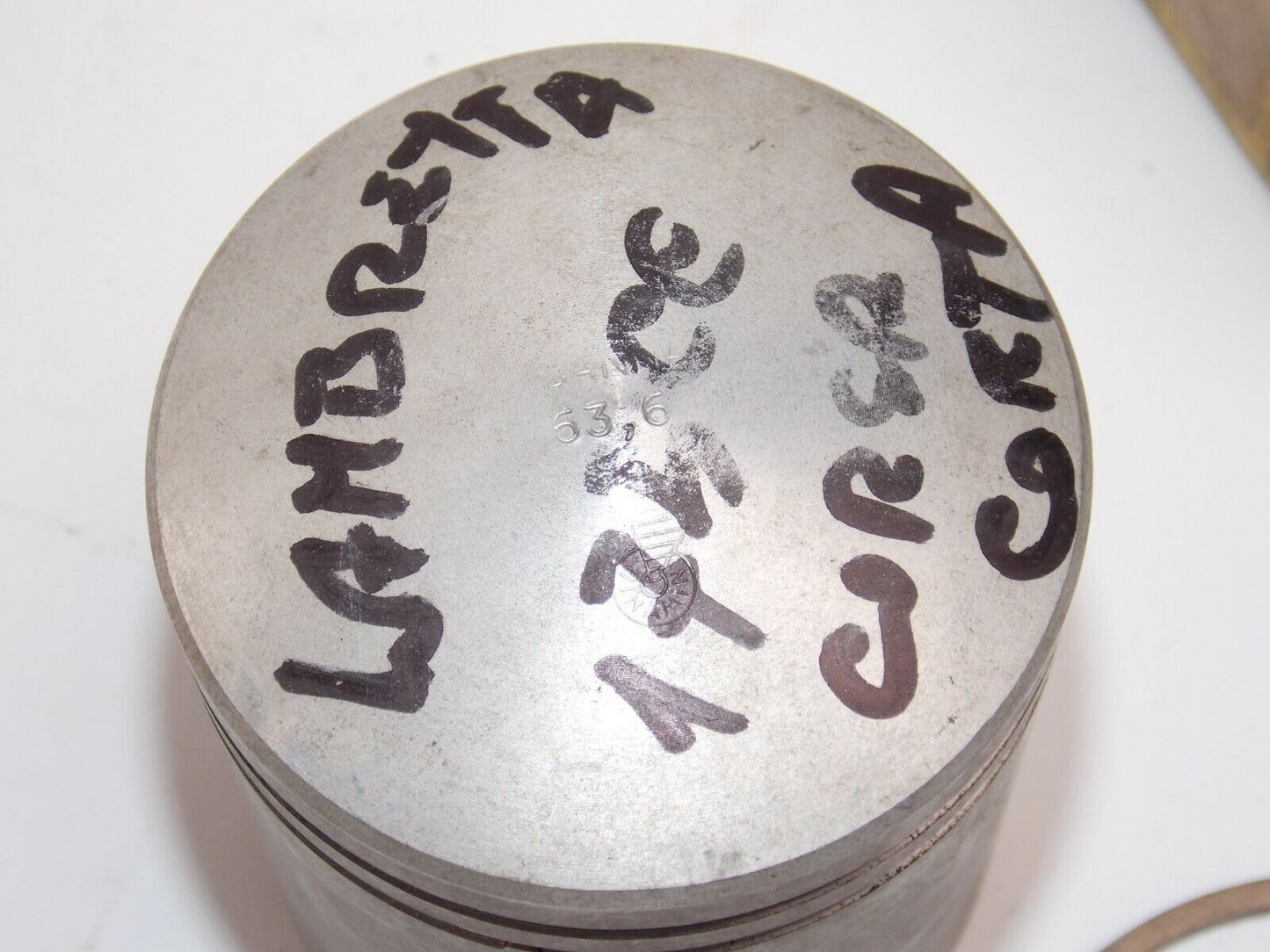 NOS DINAMIN 62.60mm PISTON LAMBRETTA 175cc SHORT STROKE MOTOR ENGINE - MotoRaider