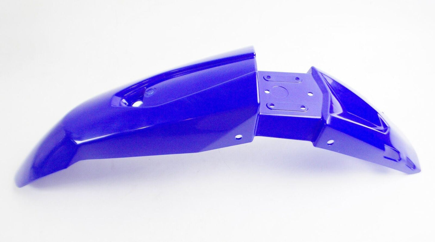 DERBI 2010-12 SENDA 50 R DRD X-TREME 50 2T E2 FRONT FENDER BLUE MUD 86693000W0A - MotoRaider