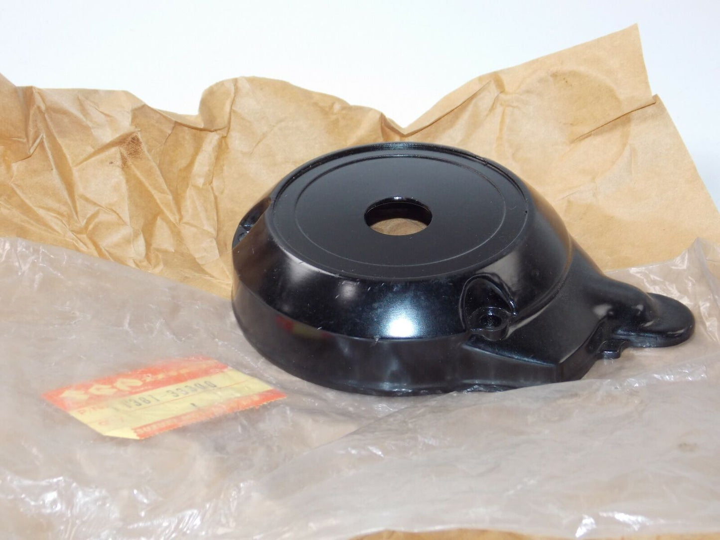 NOS OEM 1981-1983 SUZUKI GSX400 CRANCASE COVER BLACK 11381-33300 - MotoRaider