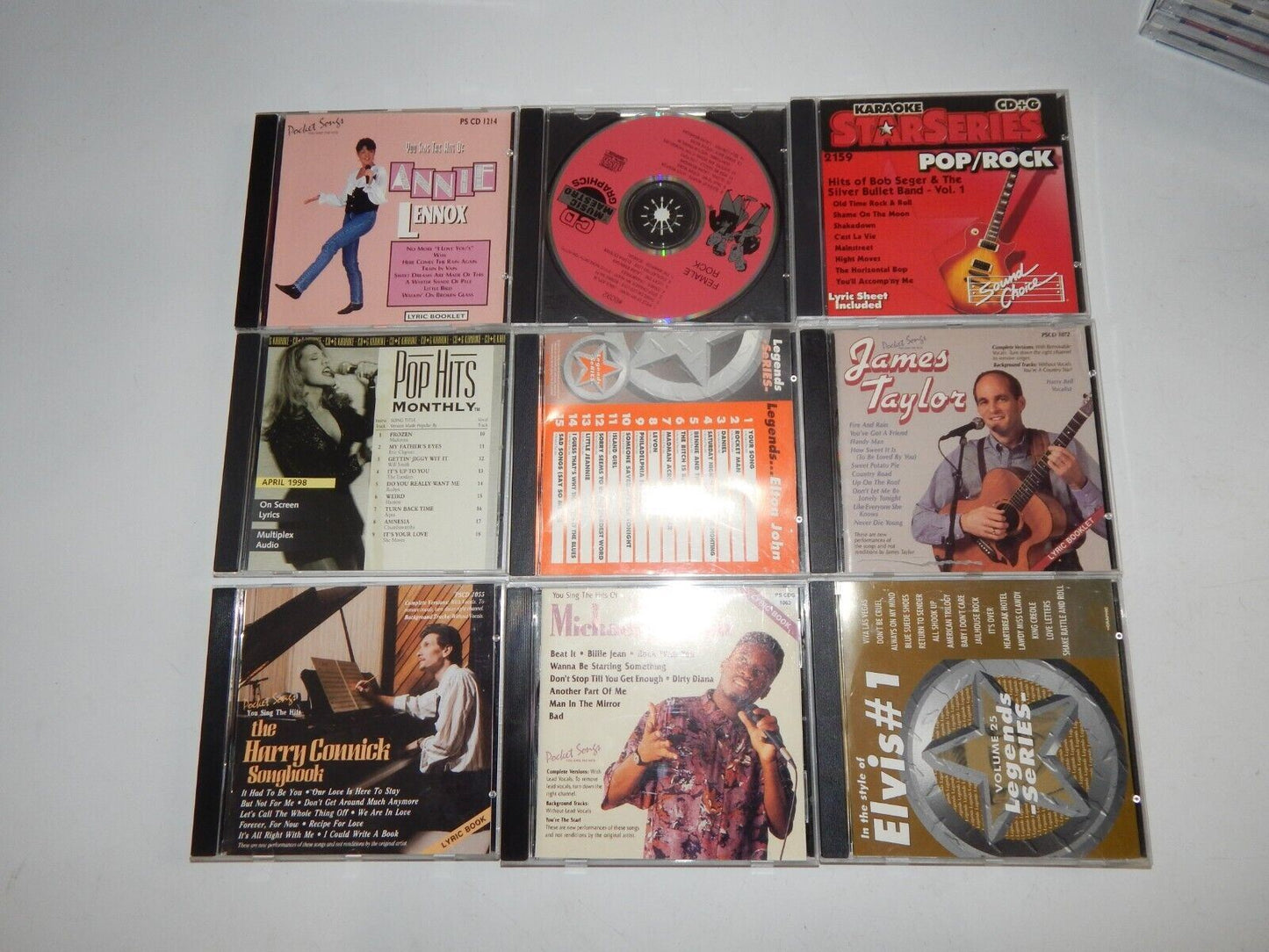 61 CD+G KARAOKE MACHINE MUSIC SING SONG ROCK POP DANCE ELVIS SINATRA MADONNA MJ - MotoRaider