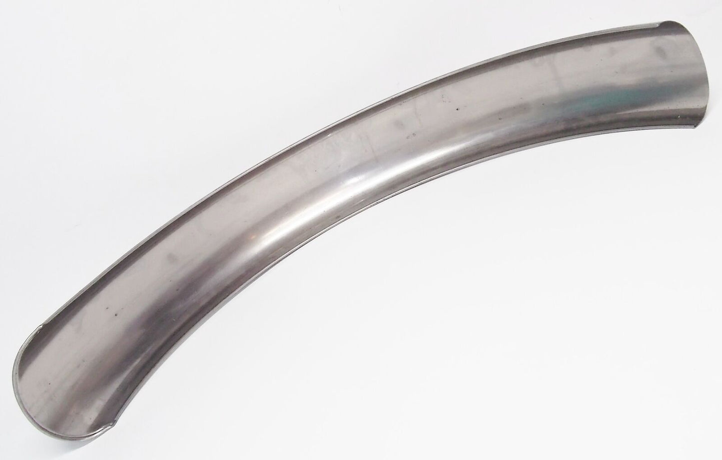 VINTAGE MOTORCYCLE REAR STEEL FENDER MUDGUARD 18" WHEEL CUSTOM CAFE W=5.5" ITALY - MotoRaider