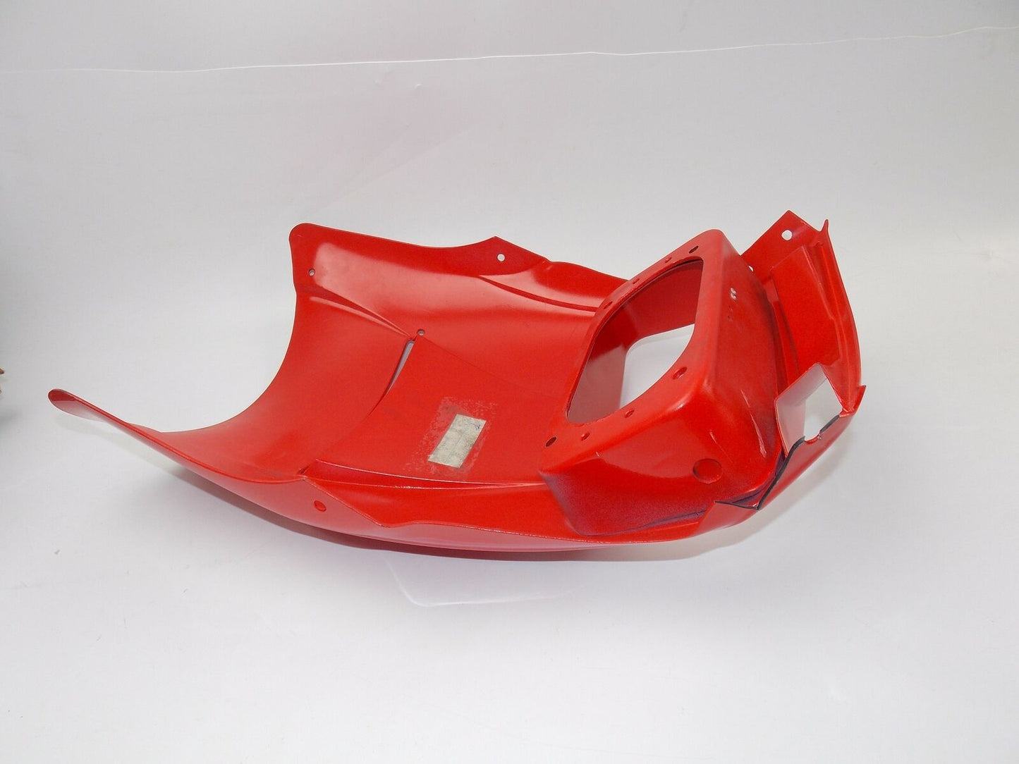 OEM CAGIVA 1988 FRECCIA 125 - C10R FRONT FAIRING RED + STICKER "C10R" 80C060566 - MotoRaider