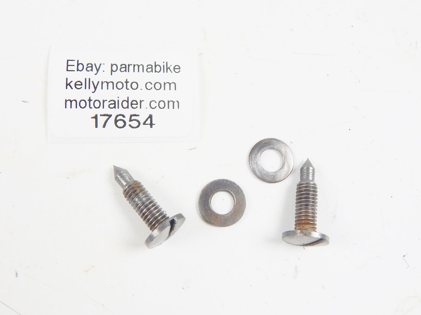 1970 GILERA 125 GIUBILEO SADDLE SEAT MOUNITNG BOLTS SCREWS VINTAGE ITALY - MotoRaider