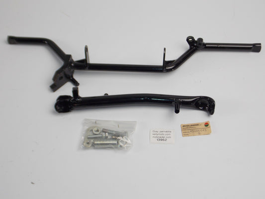 NOS OEM 1984 LAVERDA 125LB STRADA SPORT CUSTOM FRAME SIDE KICKSTAND KIT 19000019 - MotoRaider