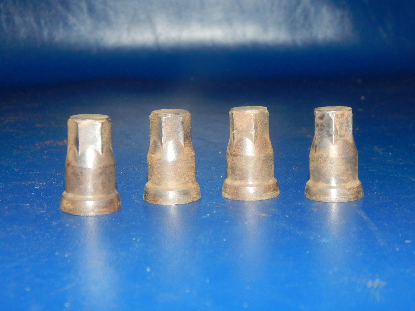 4 1970's CYLINDER HEAD NUTS SACHS PUCH KTM DKW HERCULES YAMAHA THREAD D=8mm - MotoRaider