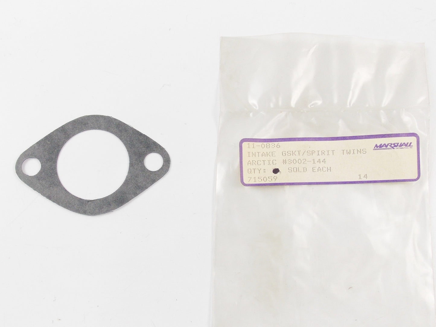 NOS MARSHALL INTAKE GASKET SPIRIT TWINS ARCTIC CAT 11-0836 | OE # 3002-144 - MotoRaider