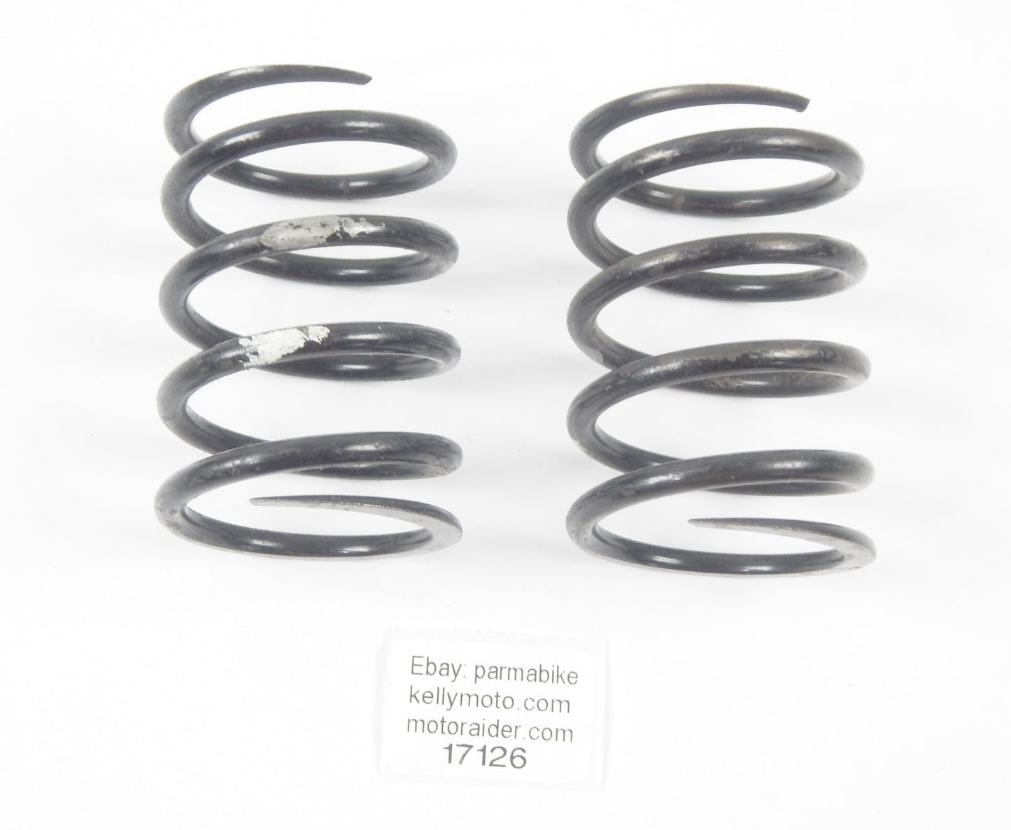 REAR SHOCK SUSPENSION SHORT SPRINGS L=77mm ID=43mm TH=5.45mm VINTAGE MOTOCROSS - MotoRaider
