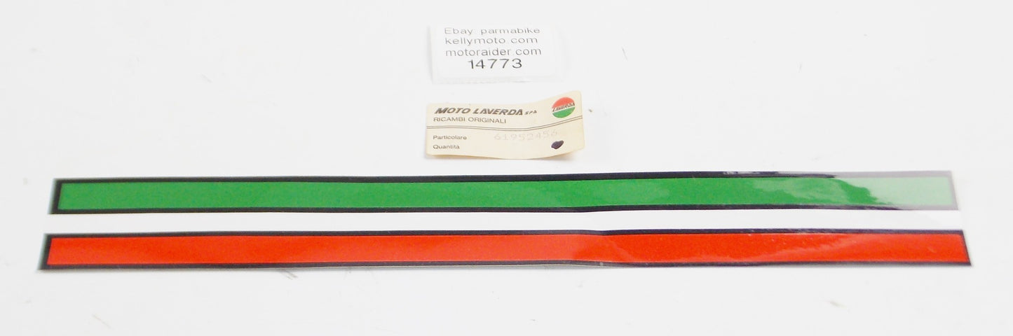 OEM LAVERDA LZ 50 TOP FUEL TANK STICKER DECAL STRIPE 61952456 | 61 952 456 - MotoRaider