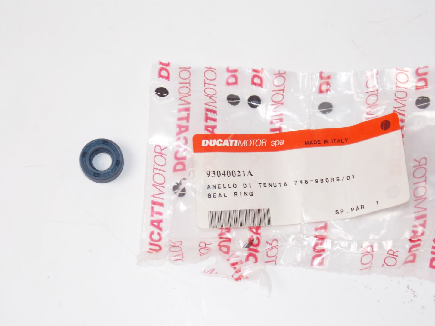 NOS OEM DUCATI 2001 748 996-RS OIL SEAL RING 93040021A - MotoRaider