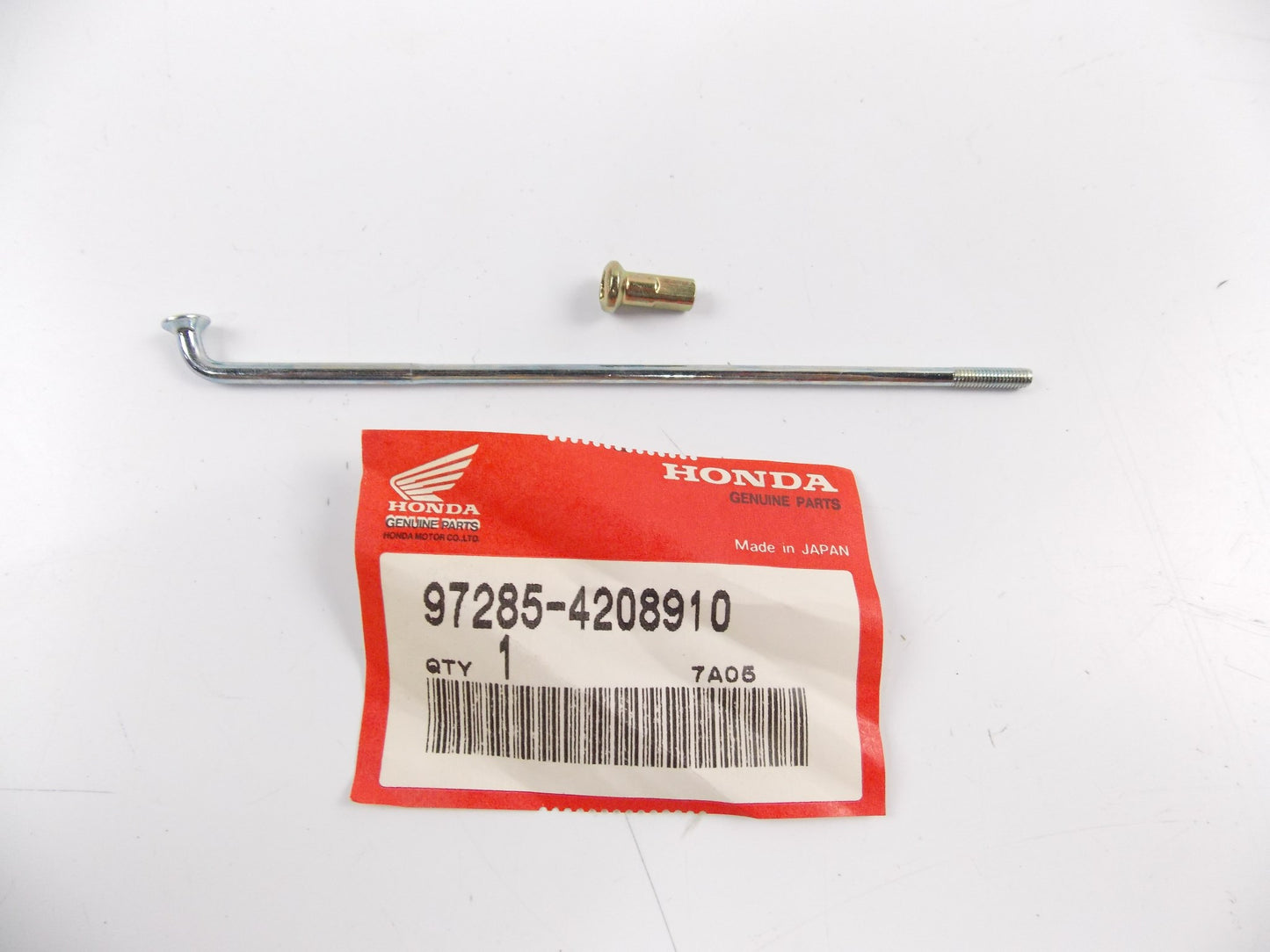 NOS OEM HONDA WHEEL SPOKE & NIPPLE XL75/80 XR75/80 97285-4208910 - MotoRaider