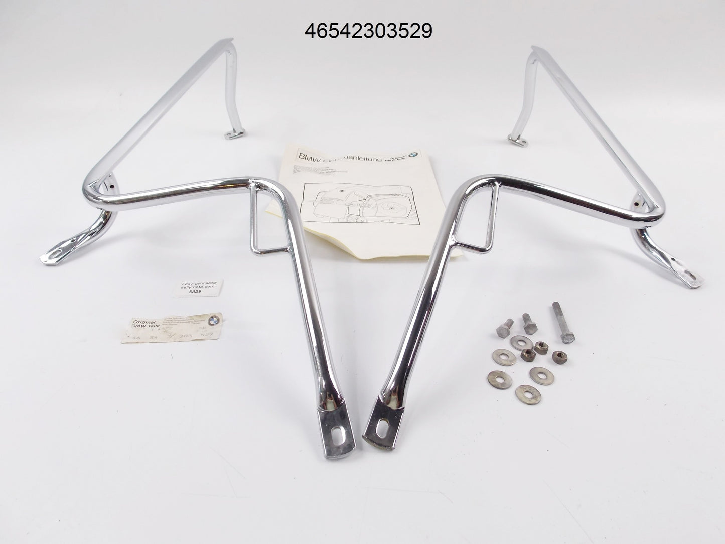 BMW 1988-96 R100 RS/RT 1986-87 R65 SET LUGGAGE INTEGRAL CASE HOLDER 46542303529 - MotoRaider