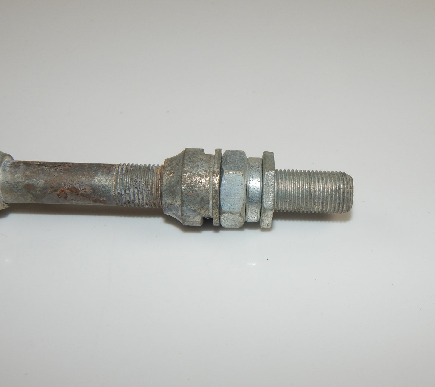 1975 SACHS M4-511 M5-634 FRONT WHEEL AXLE+CONES+WASHER+NUT 0871-200-000 MOPED - MotoRaider