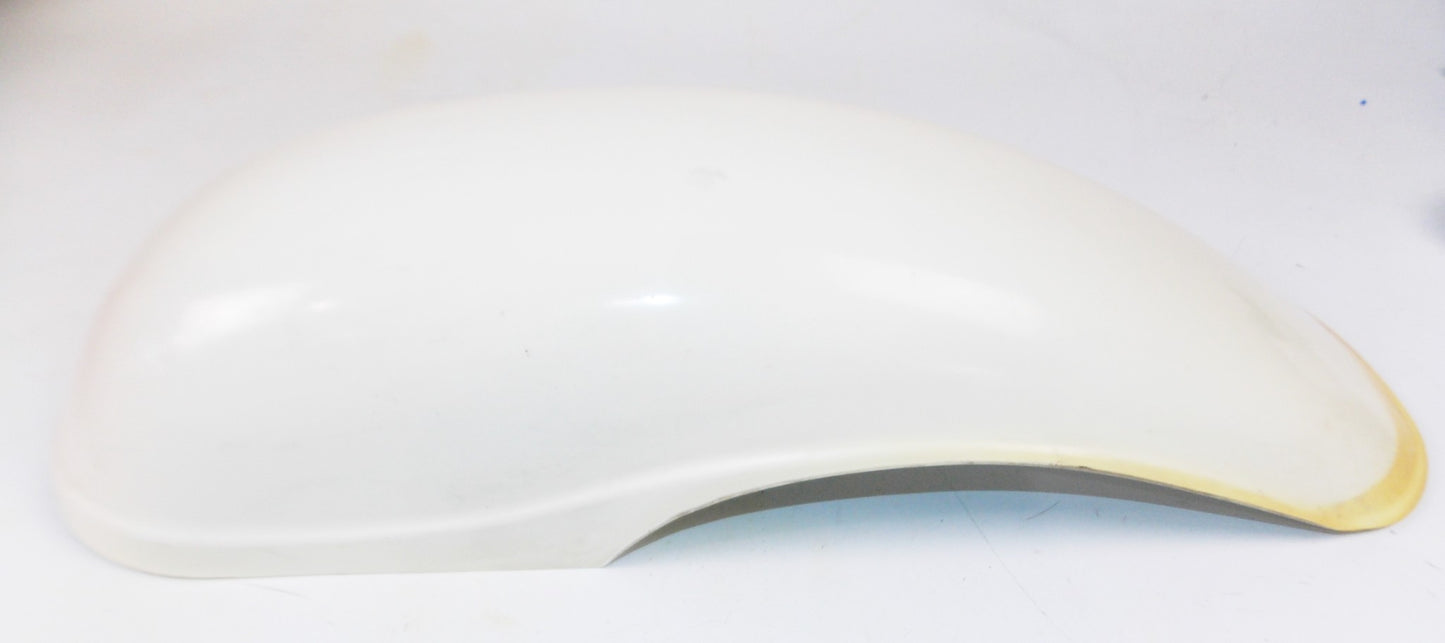 VINTAGE WHITE MOTOCROSS REAR FENDER L=22" W=7.5" MAV BETA CAGIVA GILERA APRILIA - MotoRaider