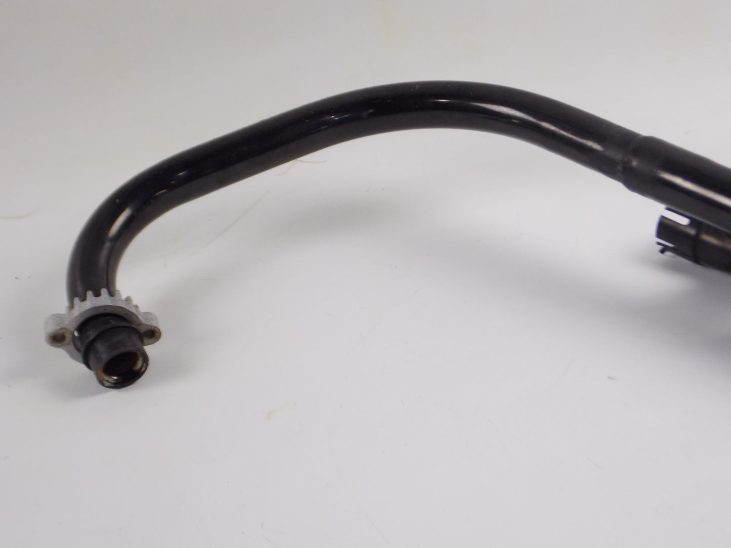 NOS OEM SUZUKI GS550M RIGHT EXHAUST MUFFLER 2 IN 1 BLACK PIPE - MotoRaider