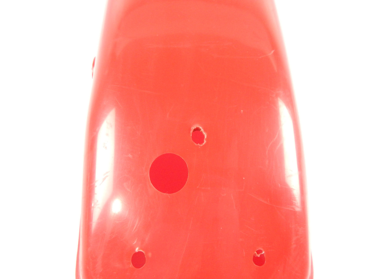 NOS OEM CAGIVA 1985 ALETTA ROSSA 125 RED REAR INNER FENDER MUD GUARD 33213 ITALY - MotoRaider