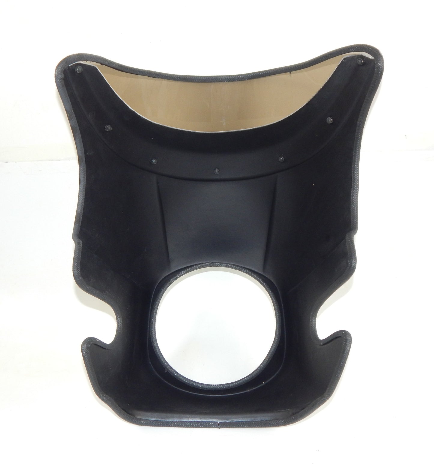 1990's WHITE FRONT FAIRING BROWN WINDSHIELD SCREEN SUZUKI GS GT RG VINTAGE W=13" - MotoRaider