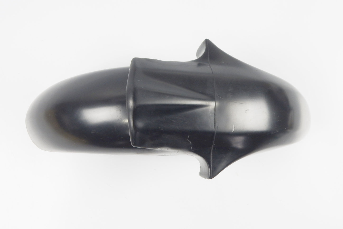 1980's DUCATI PANTAH 500/600 FRONT FENDER MUD GUARD FIBERGLASS BLACK VINTAGE - MotoRaider