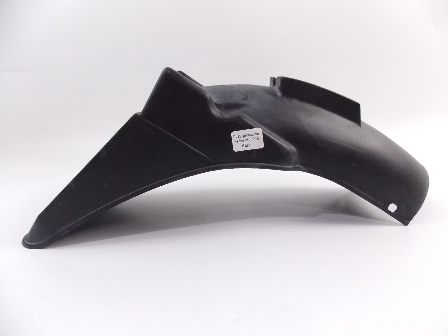 NOS OEM CAGIVA ALETTA ROSSA REAR BLACK FENDER MUDGUARD - MotoRaider