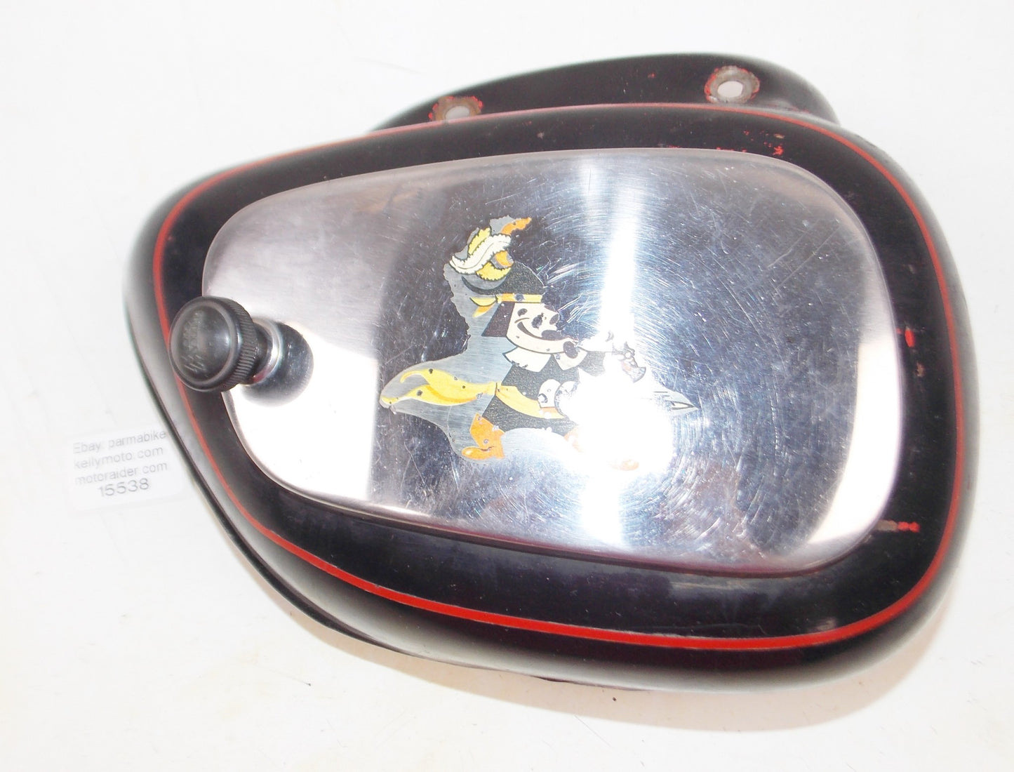 1972 MORINI CORSARO 125 RIGHT CHASSIS FRAME SIDE COVER+SCREW PANEL TOOL BOX - MotoRaider