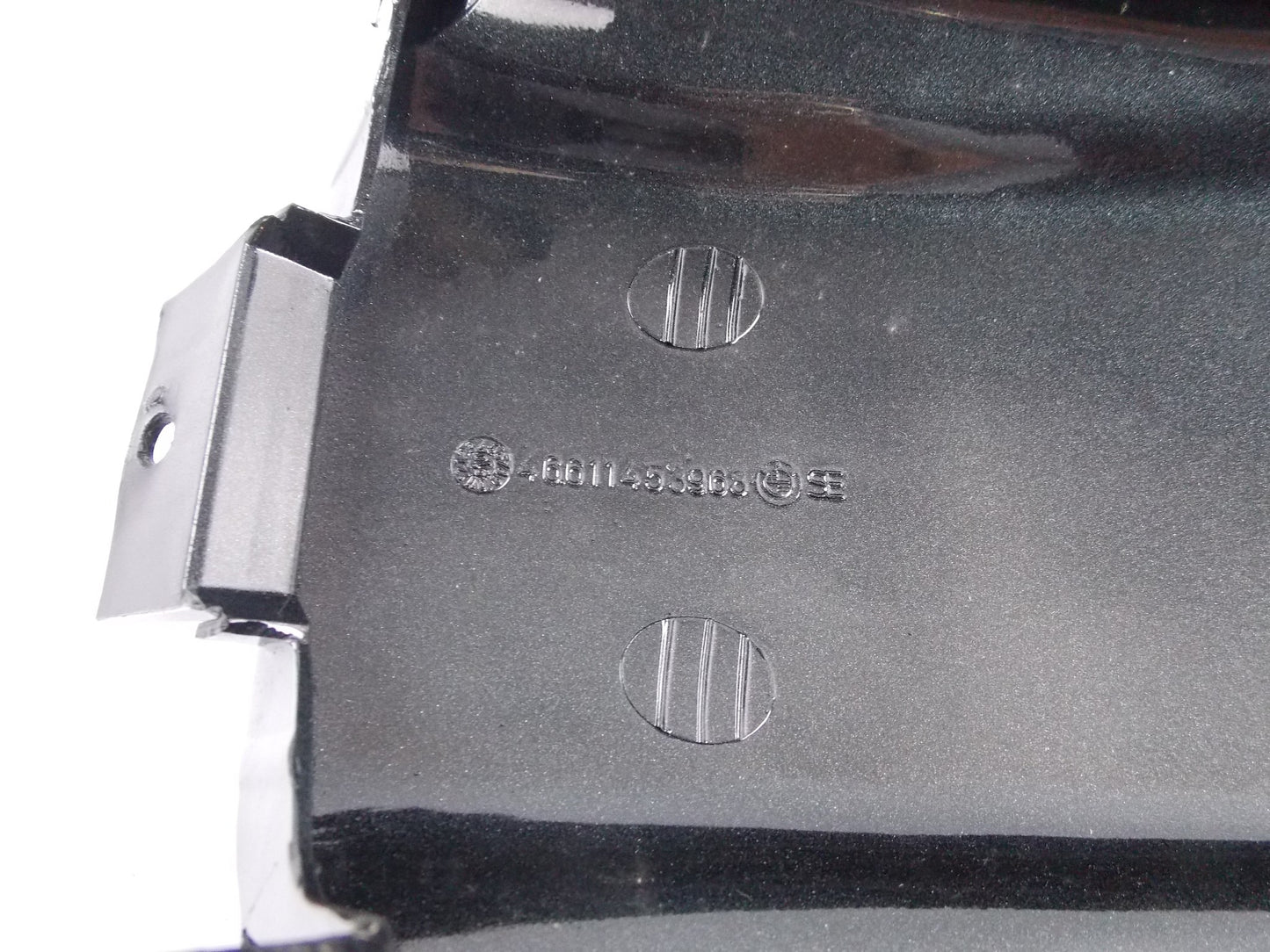 NOS OEM BMW 1990-1992 K100 BLACK FRONT FENDER MUD GUARD REAR SECTION 46612322513 - MotoRaider