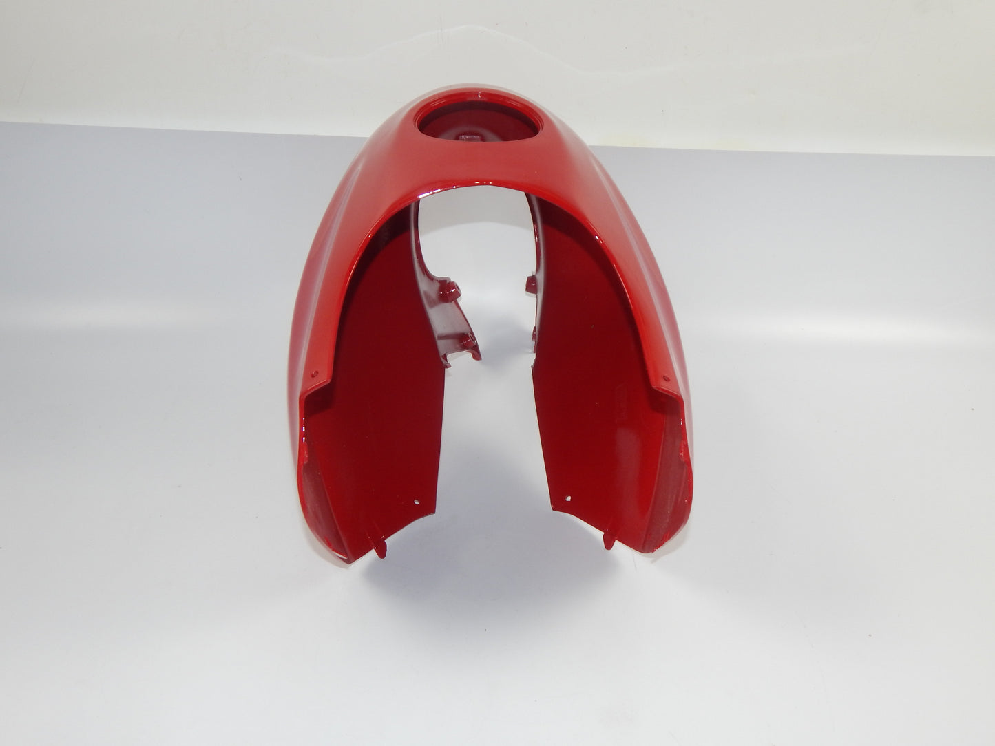 NOS 1993-2000 BMW F650 FUEL GAS TANK COVER PLASTIC SKIN RED 16112346103 ITALY - MotoRaider