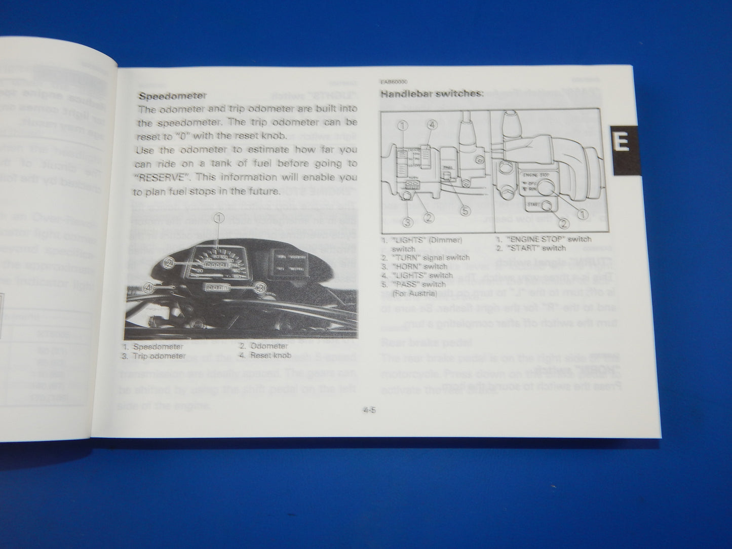 1990 YAMAHA XT 500E 600E USER OWNER MANUAL BOOK 3TB-28199-A1 MULTI LANGUAGE - MotoRaider