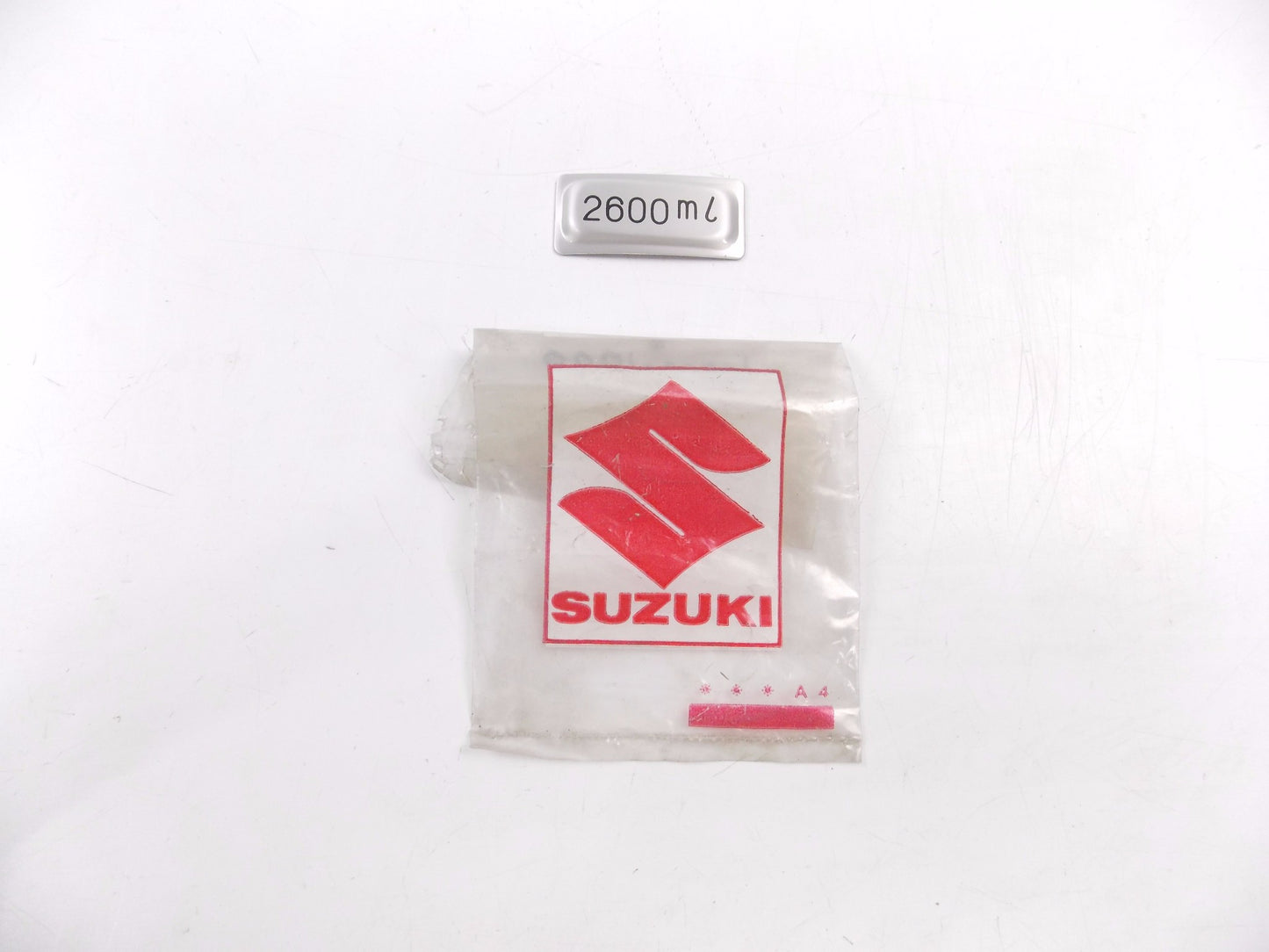 NOS OEM SUZUKI 1998 CSX-R 750 OIL LABEL CAPACITY - MotoRaider