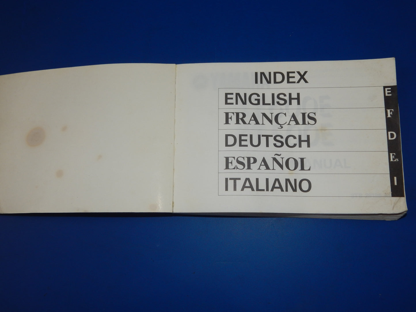 1989 YAMAHA XT 500E 600E USER OWNER MANUAL BOOK 3TB-28199-A0 MULTI LANGUAGE - MotoRaider