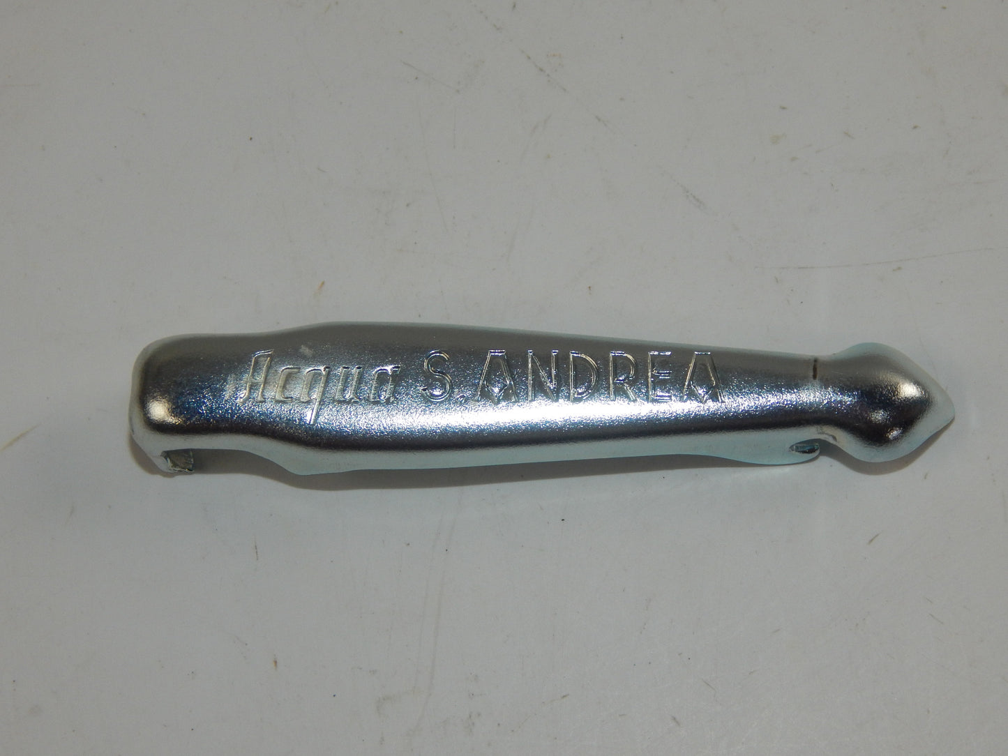 1950's ACQUA S.ANDREA PARMA ITALY WATER BEER BOTTLE CAP OPENER L=3"3/4 VINTAGE - MotoRaider