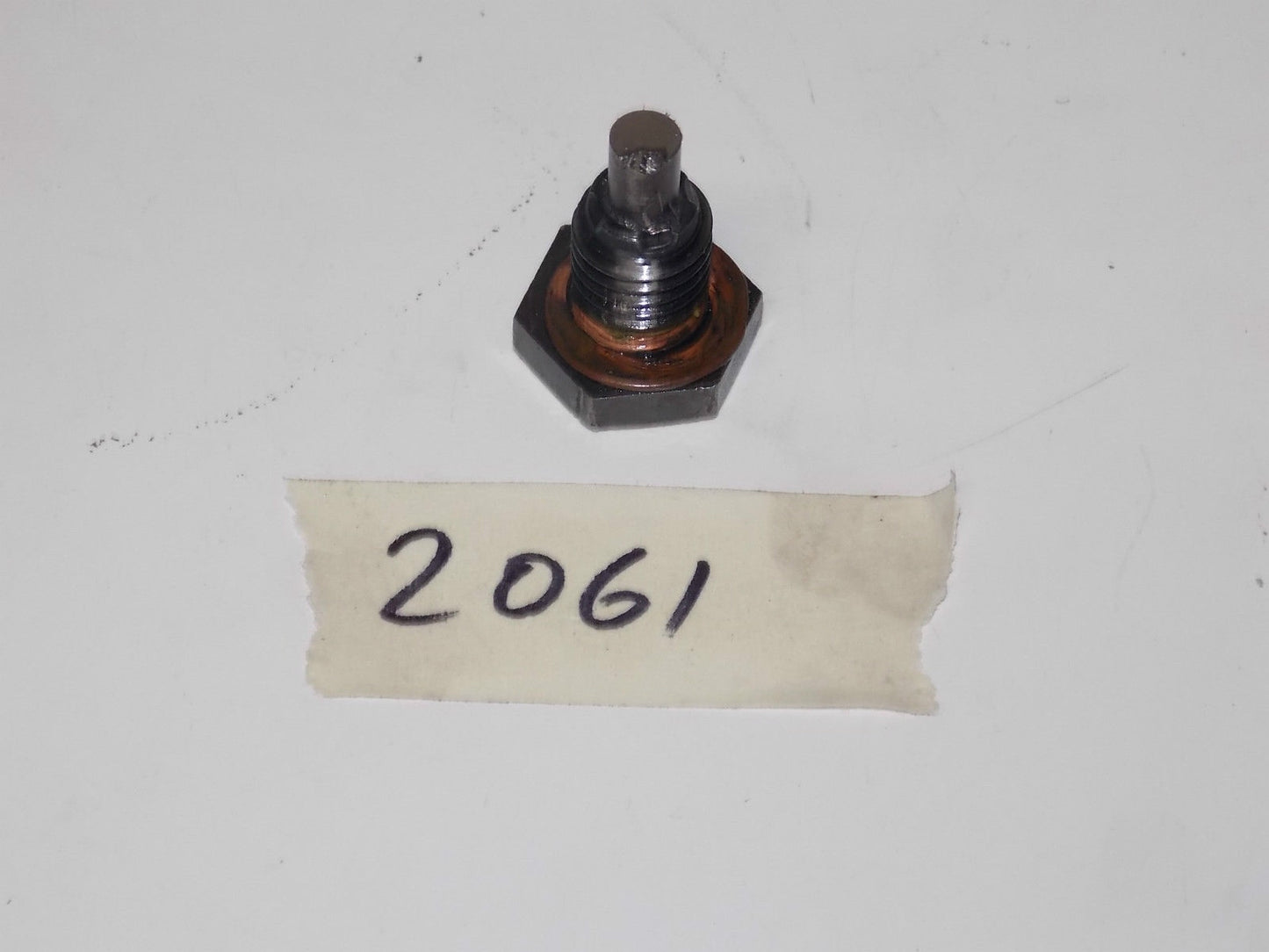 1979 HUSQVARNA CR 390 MAGNETIC CRANKCASE OIL DRAIN PLUG 390CR 2061 - MotoRaider