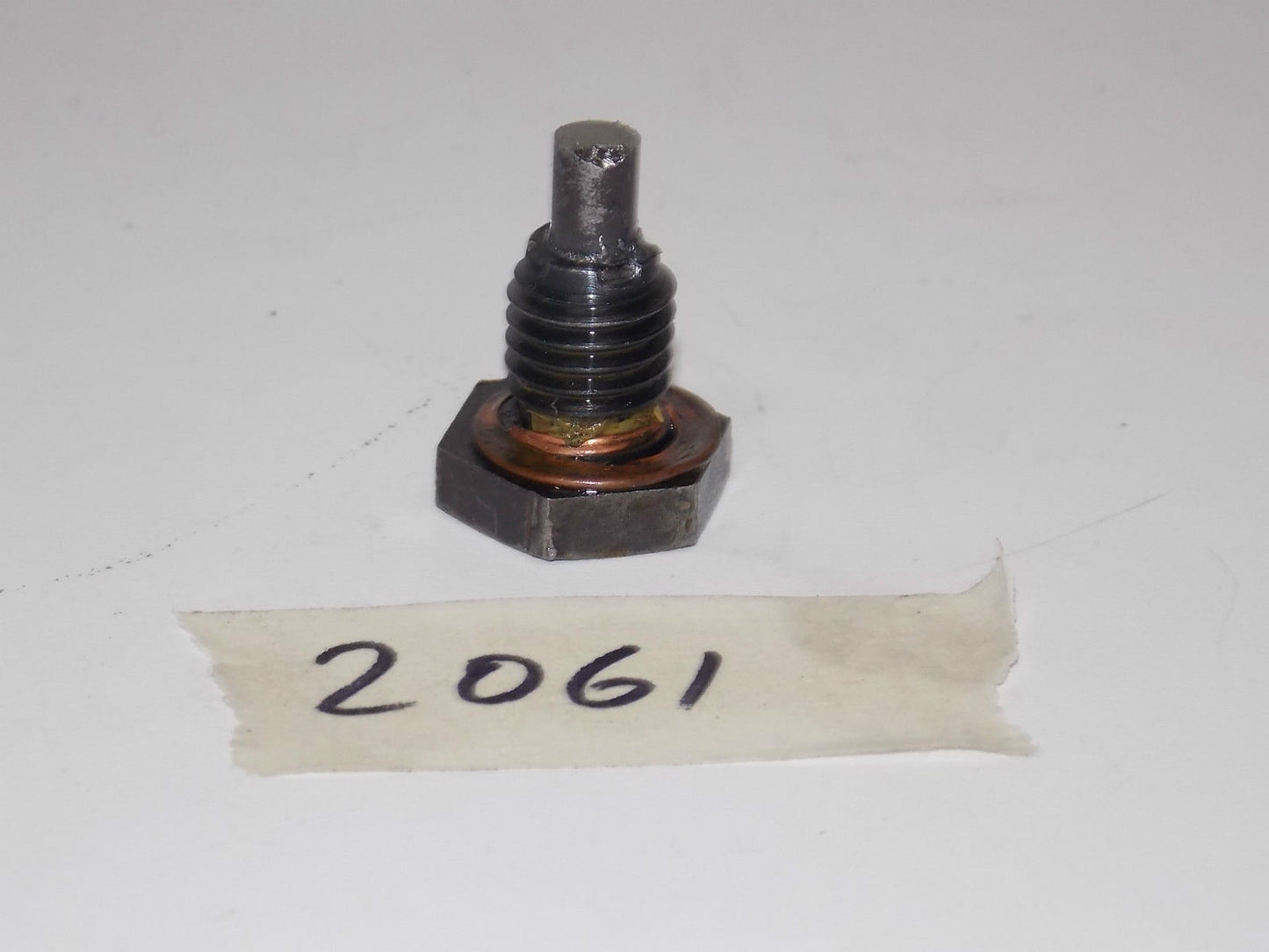 1979 HUSQVARNA CR 390 MAGNETIC CRANKCASE OIL DRAIN PLUG 390CR 2061 - MotoRaider