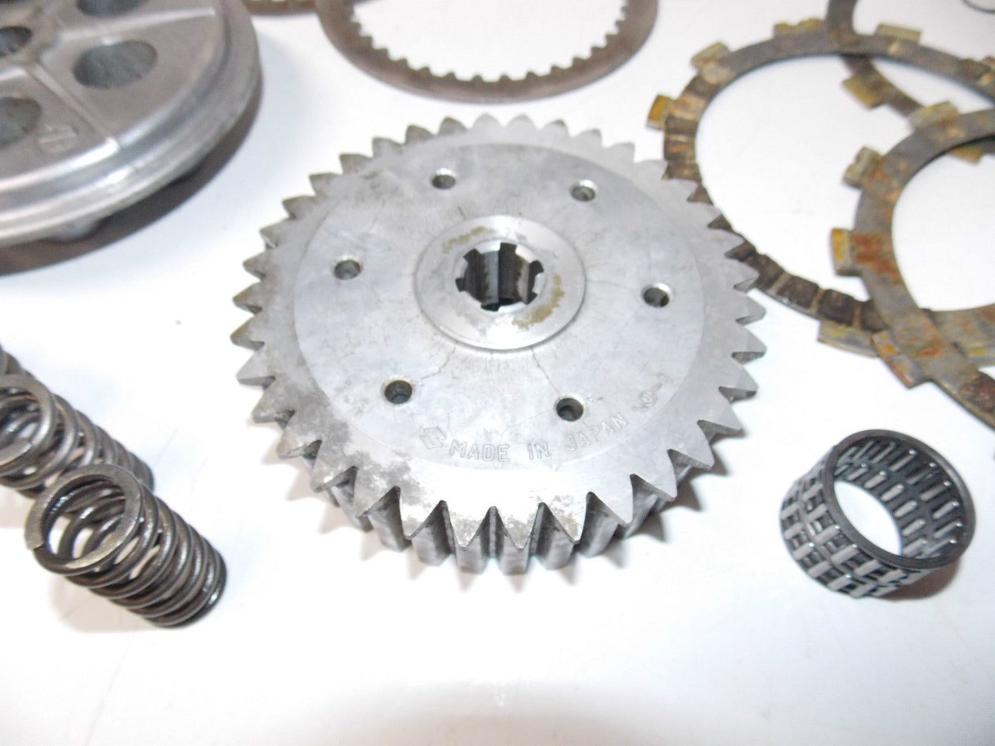 1979 SUZUKI RM250N CLUTCH ASSEMBLY MECHANISM PLATES RM VINTAGE AHRMA - MotoRaider