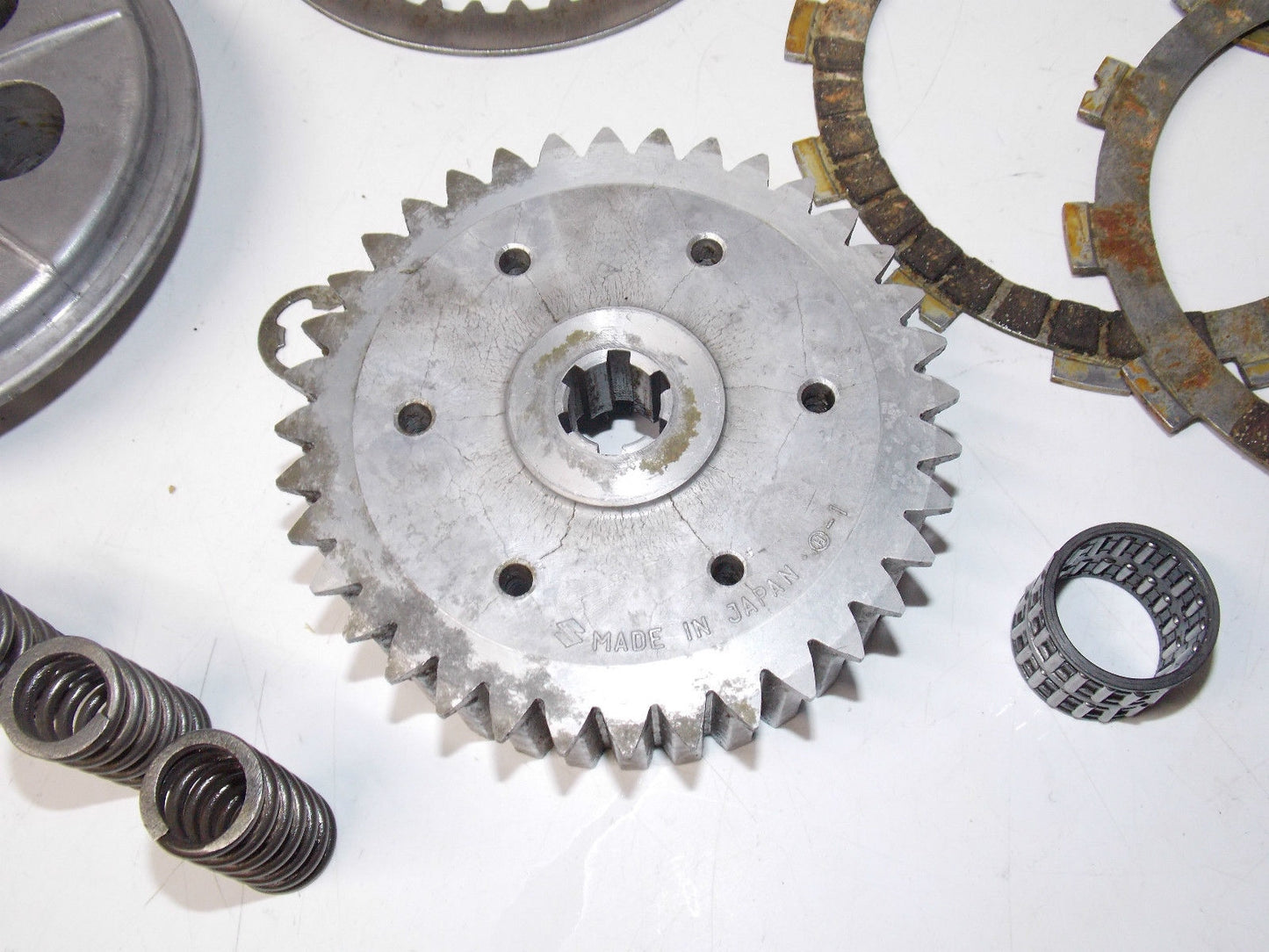 1979 SUZUKI RM250N CLUTCH ASSEMBLY MECHANISM PLATES RM VINTAGE AHRMA - MotoRaider