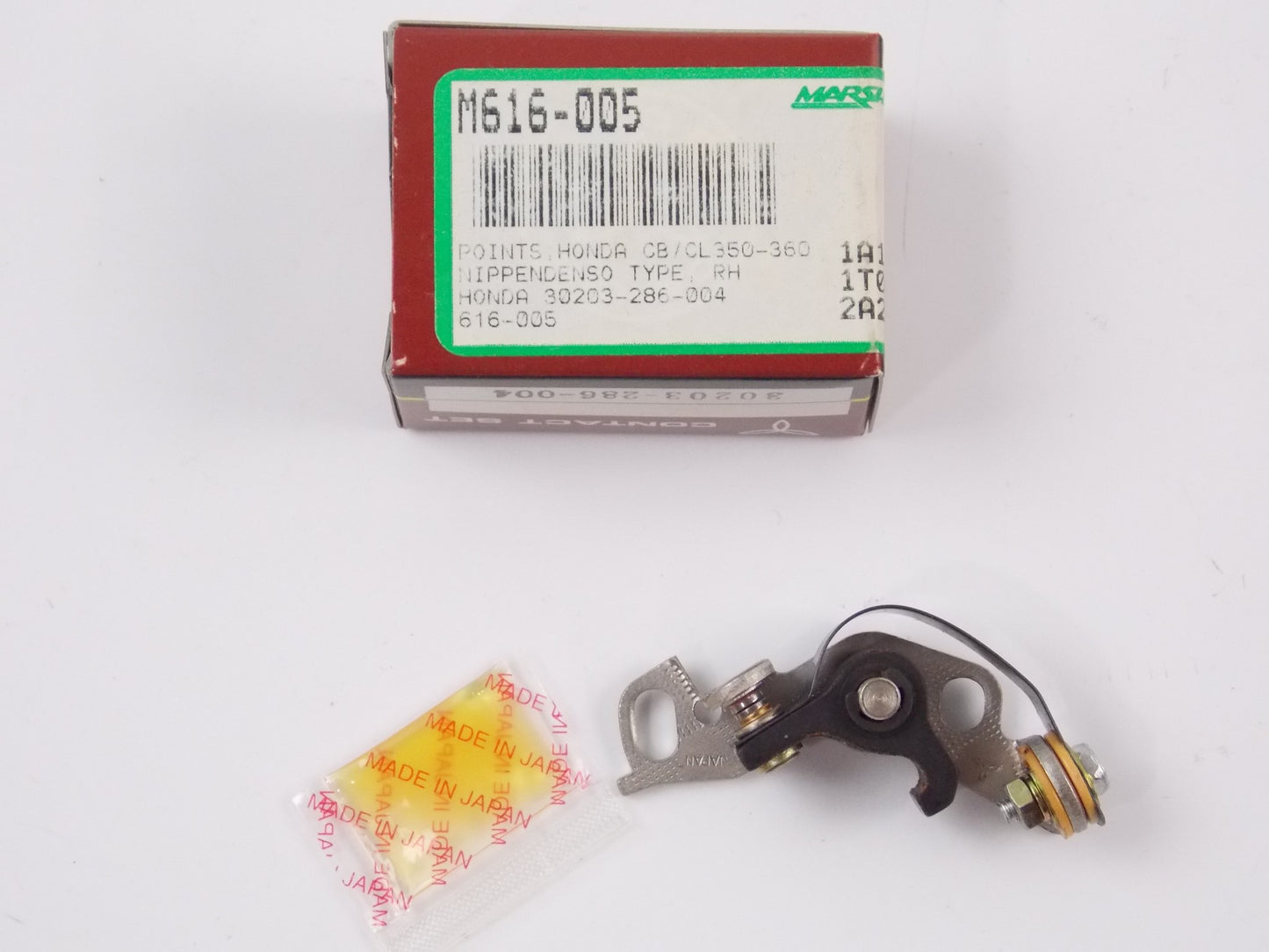 NOS DAIICHI CONTACT BREAKER POINTS FOR HONDA 1976 1977 CB360 30203-286-004 - MotoRaider